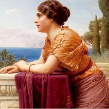 Схема вышивки «Портрет гречанки»