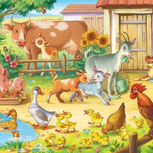 Схема вышивки «Ферма»