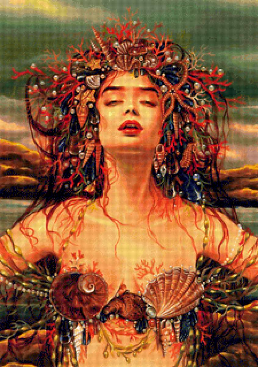 sirena con coral - sirena con coral 1 - предпросмотр