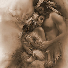 Схема вышивки «Пара»