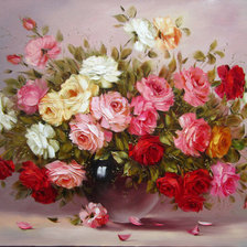 Схема вышивки «rosas»