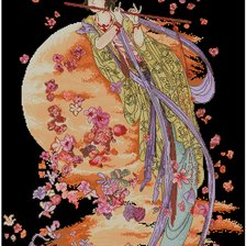 Схема вышивки «Прогулка по луне»