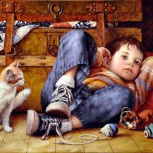 Схема вышивки «infantil»