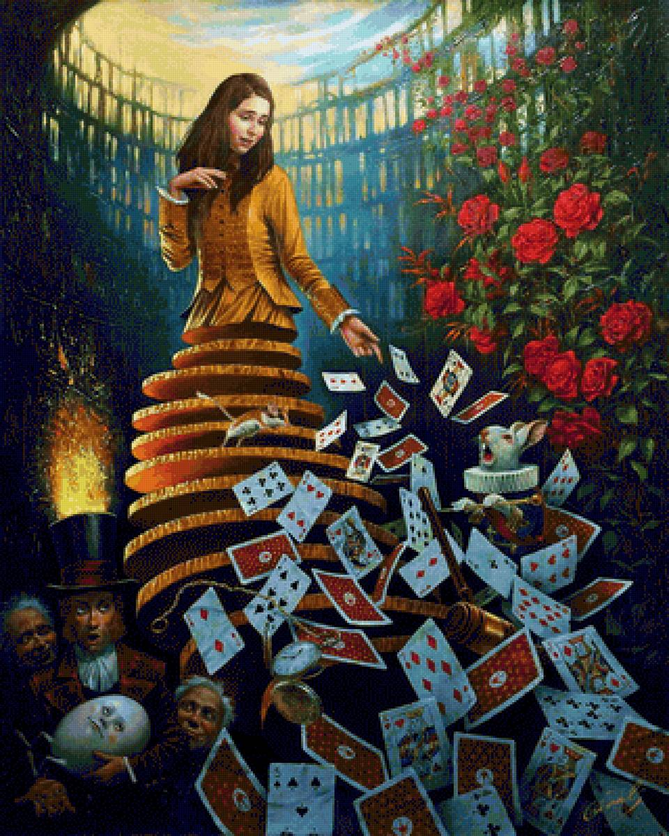 МАЙКЛ ШЕВАЛЬ. НИЧЕГО, КРОМЕ КОЛОДЫ КАРТ - картины - предпросмотр