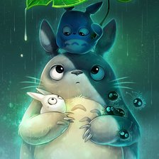 Схема вышивки «Тоторо»