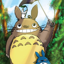 Схема вышивки «Тоторо»