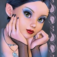 Схема вышивки «muchacha»