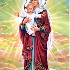 Схема вышивки «Nossa Senhora.»