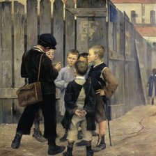 Схема вышивки «встреча.мария башкирцева»