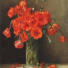 Схема вышивки «Маки»