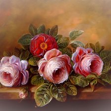 Схема вышивки «цветы»