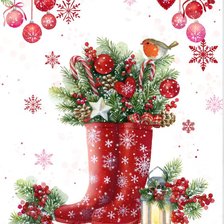 Схема вышивки «navideño»