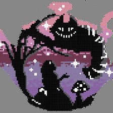 Схема вышивки «lampara»