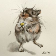 Схема вышивки «любит, не любит»