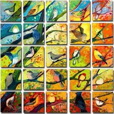 Схема вышивки «птицы 2»