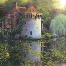 Схема вышивки «Пейзаж»