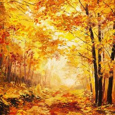 Схема вышивки «Пейзаж»