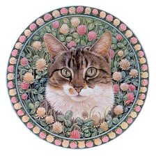 Схема вышивки «Котик»