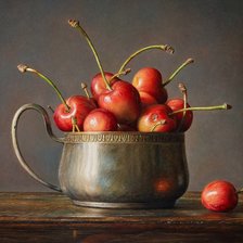 Схема вышивки «вишни»