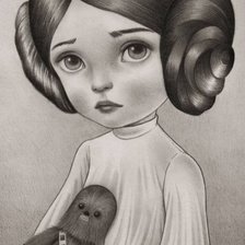 Схема вышивки «Лея»