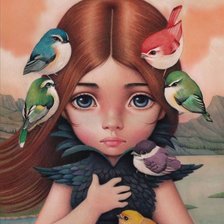 Схема вышивки «Мать-природа»