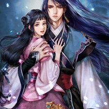 Схема вышивки «Пара»