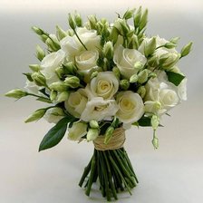 Схема вышивки «Букет на цветной канве»