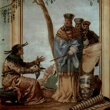 Схема вышивки «ДЖОВАННИ ДОМЕНИКО ТЬЕПОЛО. КИТАЙСКИЙ ПРИНЦ У ГАДАЛКИ»