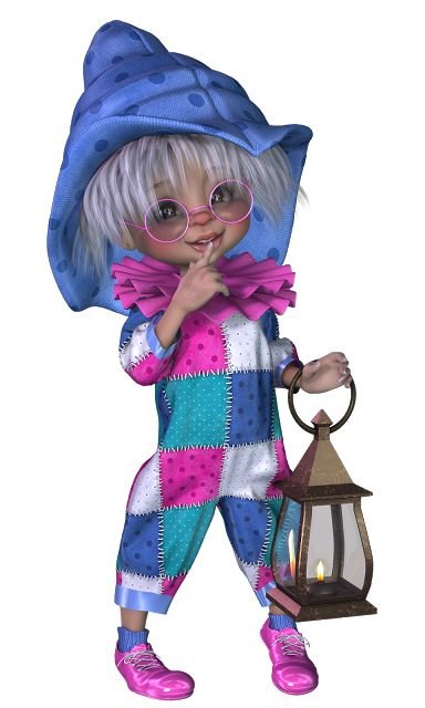 РАЗНОЦВЕТНЫЙ КЛОУН - дети - оригинал