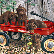 Схема вышивки «Путешественники)»