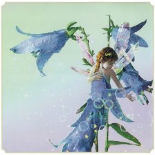 Схема вышивки «цветочная фея колокольчик»