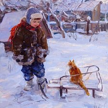 Схема вышивки «Детство»