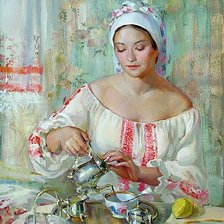 русская красавица