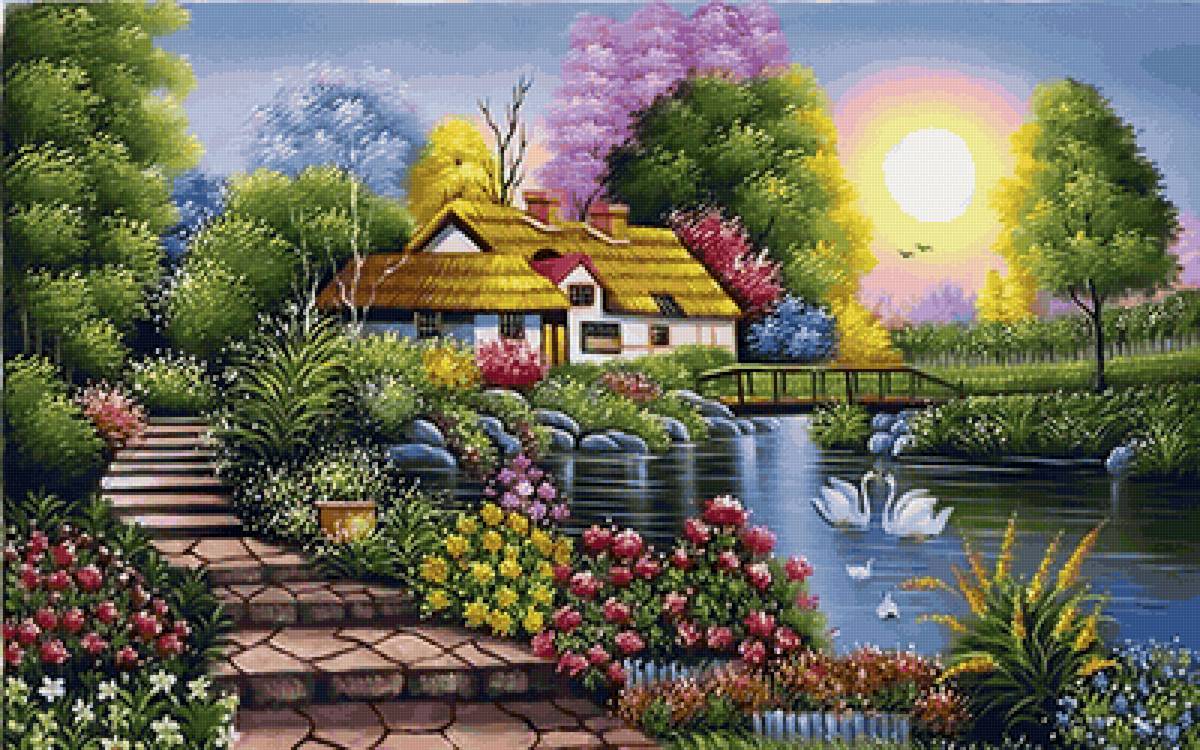 У ОЗЕРА - природа, дом - предпросмотр