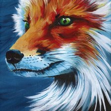 Схема вышивки «Тотэмная, лиса,»