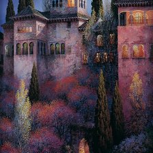 Схема вышивки «Домик»