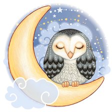 Схема вышивки «Сова»