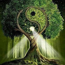 Схема вышивки «Дерево ИньЯнь Янь»