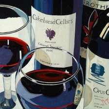 Схема вышивки «Вино 1»