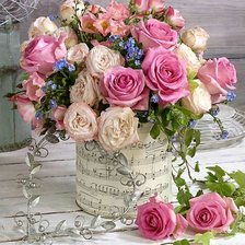 Схема вышивки «flores»