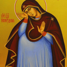 Схема вышивки «Богородица»