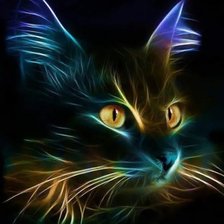 Схема вышивки «Киса2»