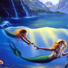 Схема вышивки «Русалки»