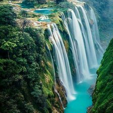 Схема вышивки «Водопад»