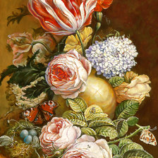 Схема вышивки «Серия "Букет".»