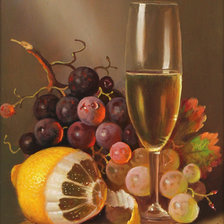 Схема вышивки «Натюрморт с лимоном»