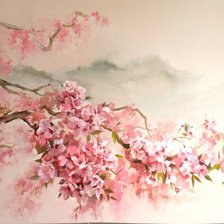 Схема вышивки «Сакура»