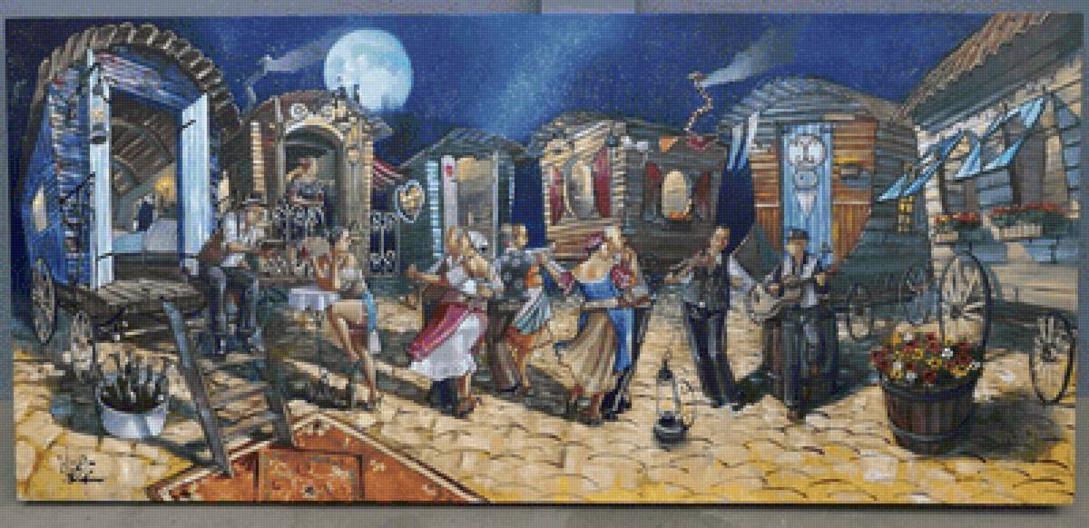 РОНАЛЬД ВЕСТ. ТАНЦЫ ПОД ЛУНОЙ - люди, картины - предпросмотр