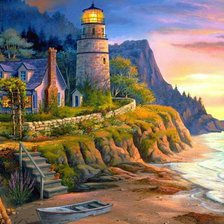 Схема вышивки «Lighting the Way by Michael Humphries»