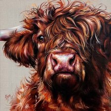 Схема вышивки «Бык»